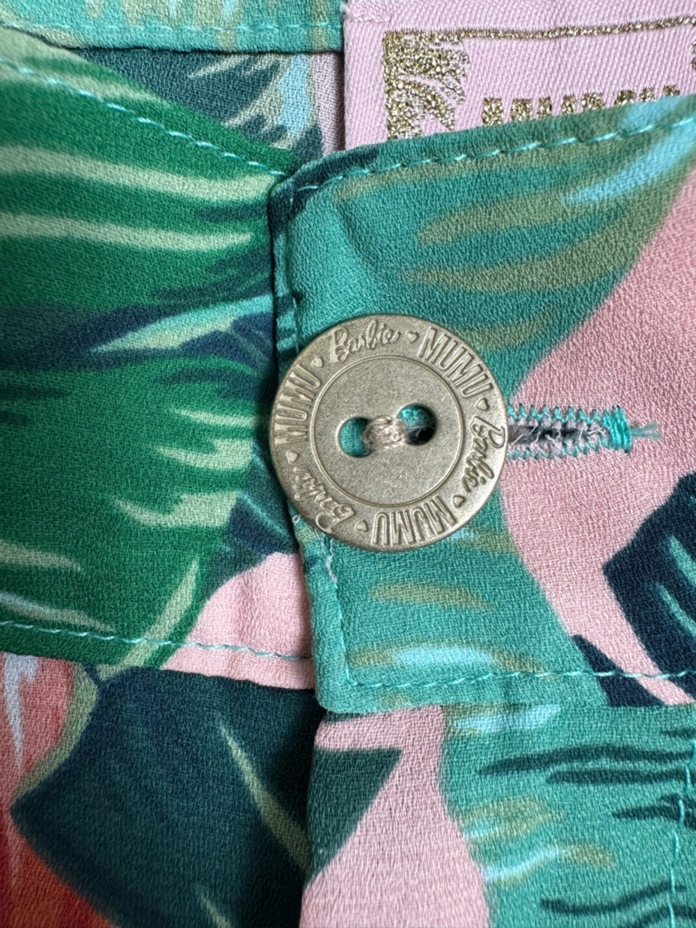 Show Me Your Mumu x Barbie Willow Tropical High Waist Shorts Size Large - Picture 3 of 7